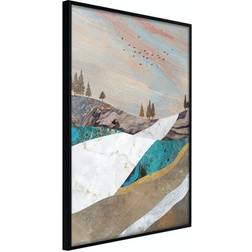 Arkiio Affisch Mountains and Valleys [Poster] 40x60 Poster